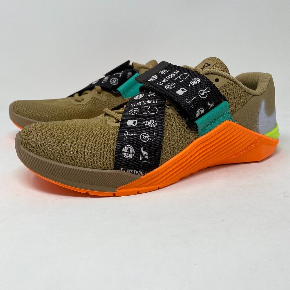 Nike Mens Metcon 5 UT CD6860-283 Brown Lace Up Low Top Sneaker Shoes Size 10